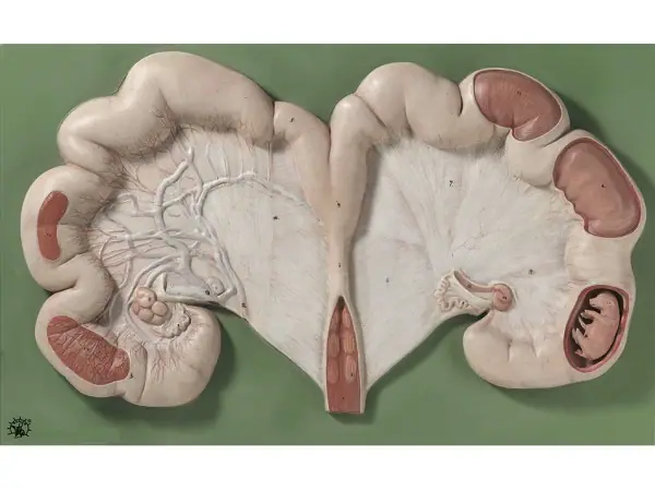 Baarmoeder Model Varken met Foetus
