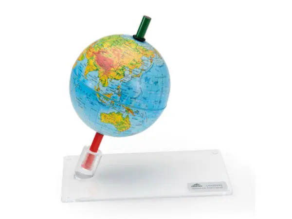 Wereldbol met Staafmagneet