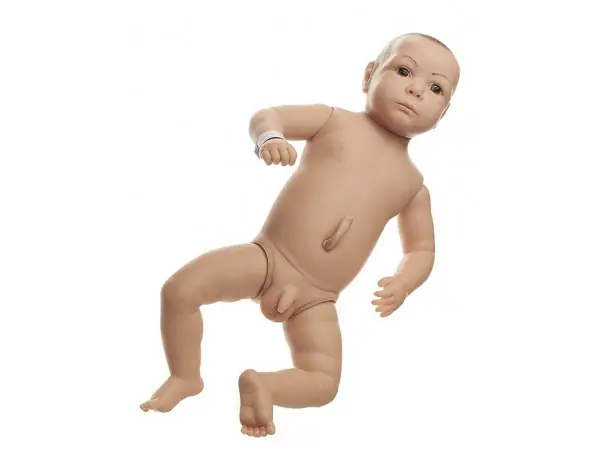 Oefen Babypop Somso Jongen met Navelstreng